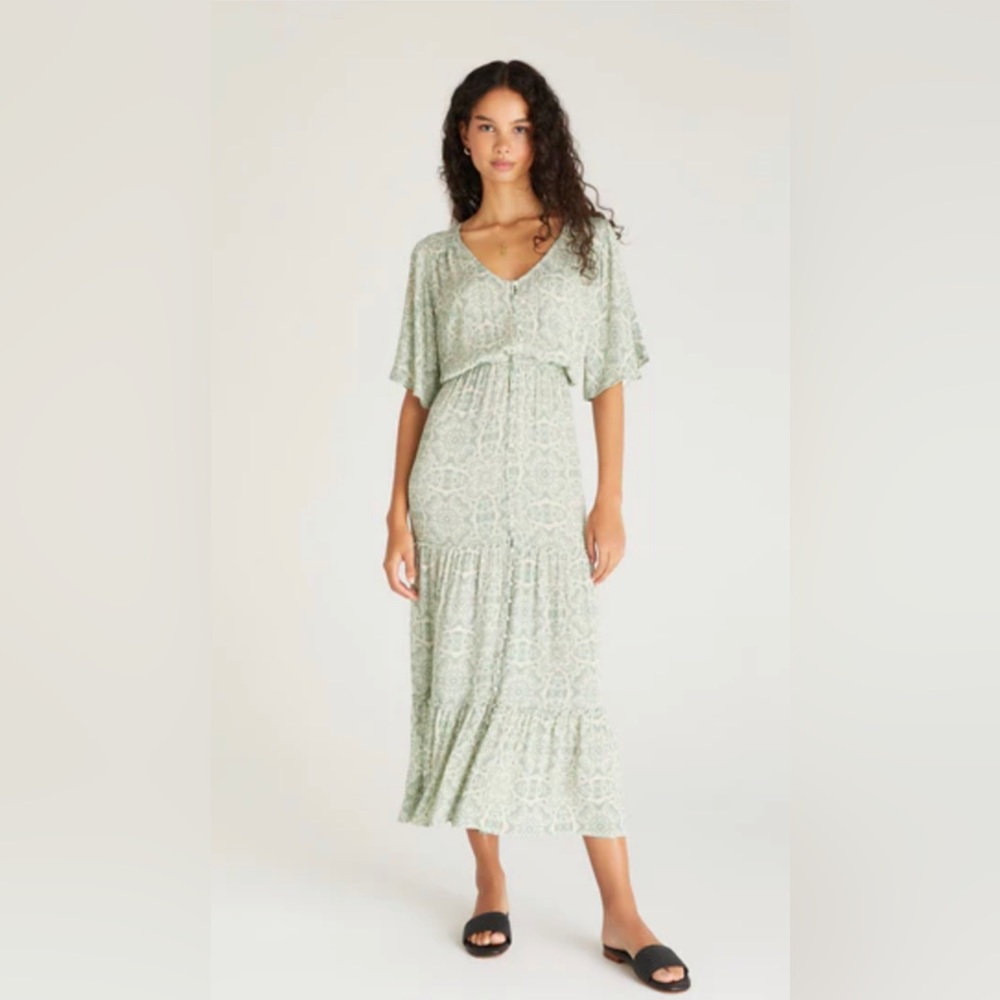 Z Supply Shanna Medallion Midi Dress